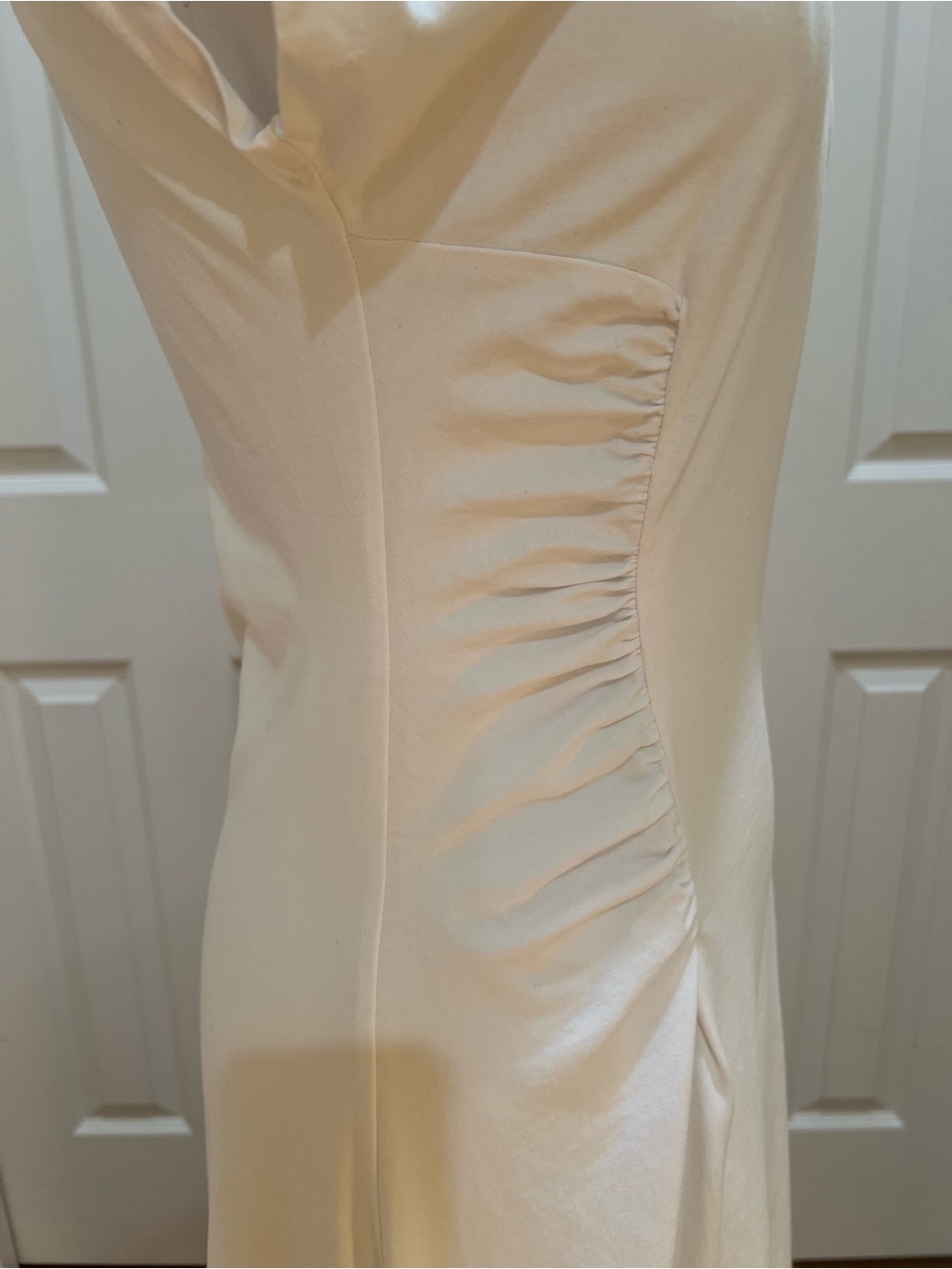 Women’s FRAME Hi-Low Hem Maxi Dress - Picture 3 of 5